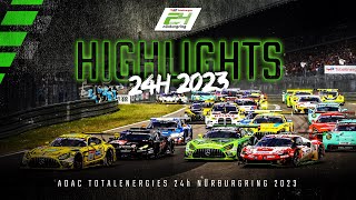 Record breaking 51st edition 🎥 Full Race Highlights  ADAC TotalEnergies 24h Nürburgring 2023 [upl. by Annawoj]