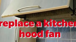 Replacing  Integrated Kitchen Extractor Cooker Hood [upl. by Vyse479]