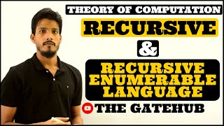 Recursive and Recursive Enumerable Languages in Theory of Computation  GATECSE  TOC [upl. by Abocaj675]