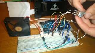 Arduino PWM DC Motor Fan Speed Control [upl. by Neerbas]