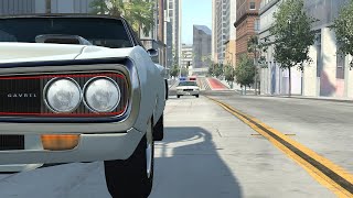 Gavril Getaway A BeamNG 70sstyle car chase [upl. by Antipus]