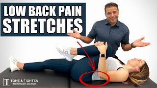 TEN Best Stretches For Lower Back Pain And Stiffness [upl. by Danny613]