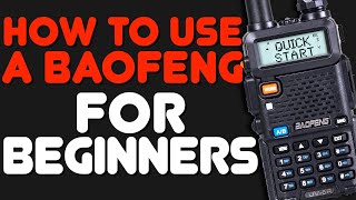 Baofeng UV5R For Beginners  Quick Start Guide amp UV5R Basics Buttons Menus amp Saving A Channel [upl. by Ocicnarf603]