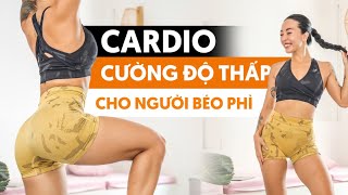 30 phút CARDIO nhẹ nhàng dành cho người béo phì thừa cân đau gối Beginner [upl. by Goodson]