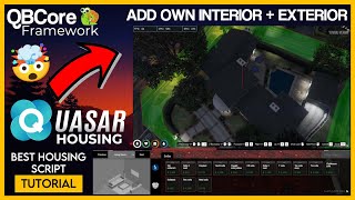 QBESX Quasar Housing  Housing amp Real Estate Script  Custom Interior amp Exterior  FiveM Housing [upl. by Notnerb]