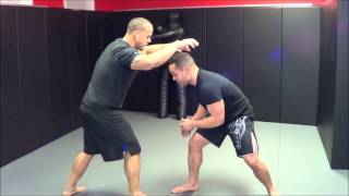 MMA Training Double Leg Takedown [upl. by Gallenz65]