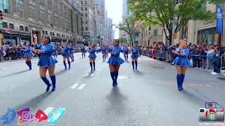 Unidad de Bandas Salvadoreñas en Los Estados Unidos Desfile de la Hispanidad Nueva York 2019 [upl. by Gentry]