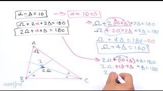 Bisectrices en un triángulo│problema 1 [upl. by Favin]