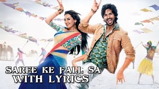 Saree Ke Fall Sa  Full Song With Lyrics  RRajkumar [upl. by Anallij]