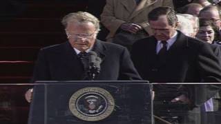 CNN Flashback to 1993 Billy Graham at Clinton inaugural [upl. by Haslam]