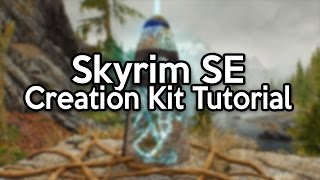 Create A Spell  Skyrim SE Creation Kit Tutorial [upl. by Torruella985]