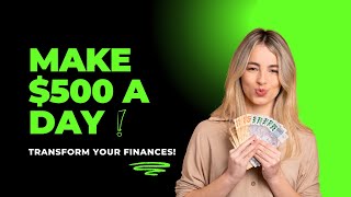 HOW TO MAKE 500 A DAY ONLINE makemoneyonline [upl. by Shuma225]