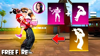 RETO ENTRE A LA ZONA SOCIAL PARA HACER EMOTES De DUO CON MI EX NOVIA NENA FLOW  VOLVIMOSFREE FIRE [upl. by Calbert818]