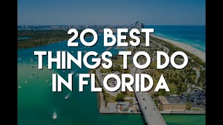 20 Best Things To Do in Florida  Miami Orlando Tampa Travel Guide [upl. by Eberle696]