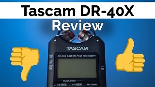 Tascam DR40X Comparison Review [upl. by Kcirredal]