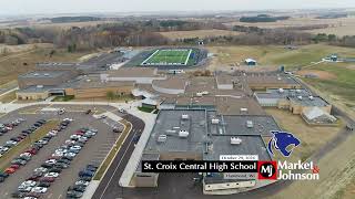 St Croix Central High School Aerial 102924 [upl. by Ddej]