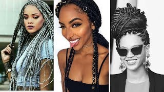 Ideias de Box Braids quot Cabelos Trançasquot Fotos [upl. by Llennahs]