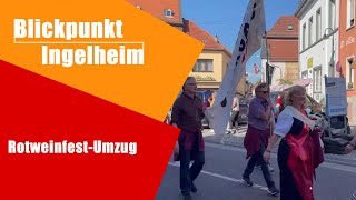 RotweinfestUmzug  Blickpunkt Ingelheim [upl. by Joyan]