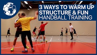 3 Ways to Warm Up in Handball  Fun or Structure  Handballtraining Nøtterøy  Handball inspires [upl. by Zitella]