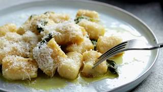 The Easiest Brown Butter Gnocchi Recipe Youll Ever See [upl. by Marcelia]