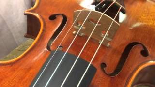 Inserting a Violin Soundpost [upl. by Yelsnik625]