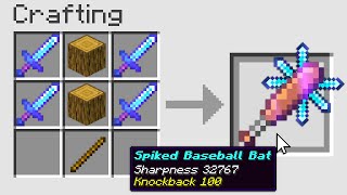 Minecraft UHC but you can craft a SPIKED BASEBALL BAT [upl. by Tat]