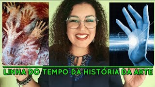 Linha do tempo da História da Arte  Resumo completo [upl. by Kcirded]