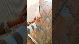 تركيب ceramic بورسلين السيراميك tileinstallation tile [upl. by Snyder]