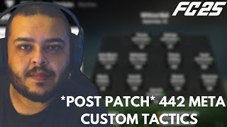 POST PATCH BEST META 442 CUSTOM TACTICS  FC25 ULTIMATE TEAM [upl. by Cruickshank]