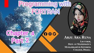 7 Computer Techniques  Programming with FORTRAN  Chapter4 Part2  Fortran Expression [upl. by Kellen47]