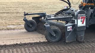 Harley Rake MX7 in Action on a JCB 190T [upl. by Nivla]