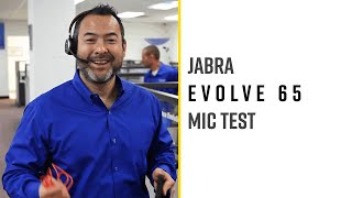 Jabra Evolve 65  Mic Test [upl. by Aisenat677]