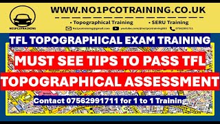 MUST WATCH IMPORTANT TIPS TO PASS TFL TOPOGRAPHICAL EXAM 2024 TFL EXAM QUESTION LONDON [upl. by Nryhtak876]