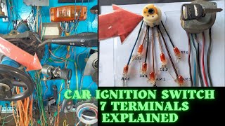 CAR IGNITION SWITCH BASIC TUTORIAL [upl. by Ahilam54]