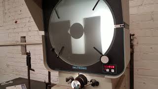 How to Use the Deltronic DH 216 Optical Comparator [upl. by Kingsley]