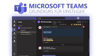 Microsoft Teams Grundkurs für Einsteiger Deutsch 2020 [upl. by Herc]