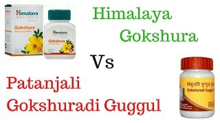 Himalaya Gokshura Vs Patanjali Gokshuradi Guggul Comparison Review  Which is Good for Bodybuilding [upl. by Melvena745]