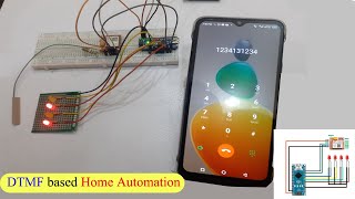 DTMF based Home Automation [upl. by Wsan336]