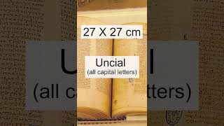 Codex Vaticanus bible manuscript greek chirstianity [upl. by Neil]