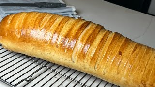 Easy amp Soft Homemade Bread  Make Deliciously SOFT Bread at Home [upl. by Claretta]