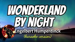 WONDERLAND BY NIGHT  ENGELBERT HUMPERDINCK karaoke version [upl. by Luise]