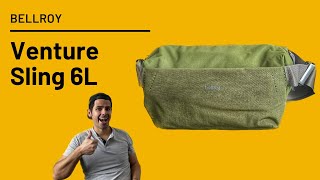 Bellroy Venture Sling 6L Review  POPULAR Minimalist EDC Sling Bag [upl. by Rollet]