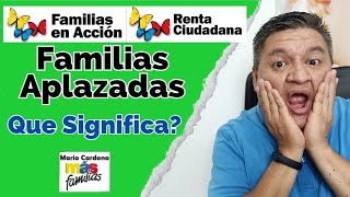 😲 FAMILIAS APLAZADAS en FAMILIAS en ACCIÓN FASE IV Que SIGNIFICA ESO❓🤔 [upl. by Noillid]