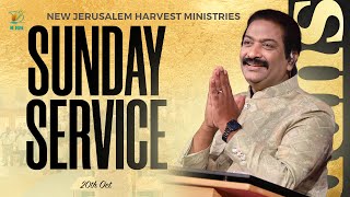 Sunday Service  Bishop Dr V Rangaraju  20th October 2024  NJC Bangalore  NJHM [upl. by Alyak]