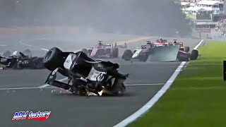 Anthoine Hubert Fatal Crash 2019 F2 Belgium Race 1 [upl. by Avlis545]