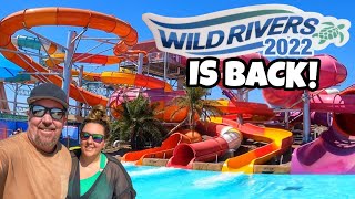 NEW WILD RIVERS WATER PARK REOPENS IN CALIFORNIA Full Tour Review and What to Expect Summer 2022 [upl. by Deedee321]