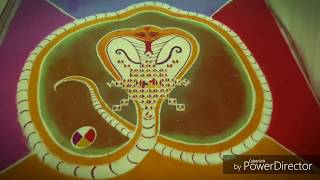 Sarpa Bali Mandala Making സർപ്പബലി പത്മം pathmam [upl. by Iru944]