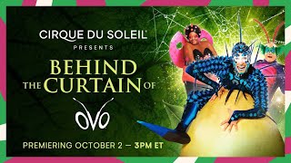 BEHIND THE CURTAIN OF OVO  Cirque du Soleil [upl. by Male56]