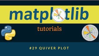 Matplotlib Plotting Tutorials  029  Quiver Plots [upl. by Nino]