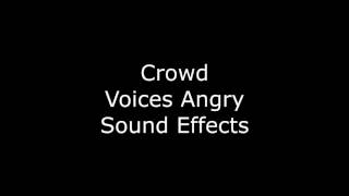 Crowd Voices Angry Sound Effects [upl. by Anitan]